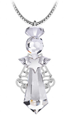 Preciosa - Vánoční ozdoba Andělíček z českého křišťálu Preciosa 1516 00