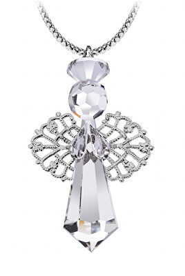 Preciosa - Vánoční ozdoba Letící anděl z českého křišťálu Preciosa 1518 00