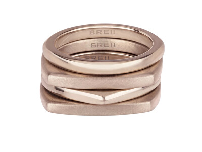 BREIL - Moderní sada bronzových prstenů New Tetra TJ302