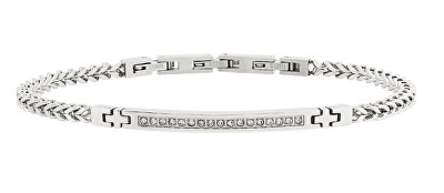 BREIL - Módní ocelový náramek se zirkony Light Row TJ3366