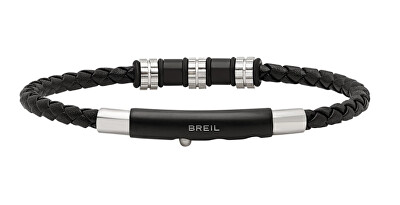 BREIL - Elegantní pánský kožený náramek Wanderlust TJ3369
