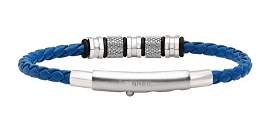 BREIL - Slušivý pánský kožený náramek Wanderlust TJ3372