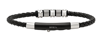 BREIL - Slušivý pánský kožený náramek Wanderlust TJ3374
