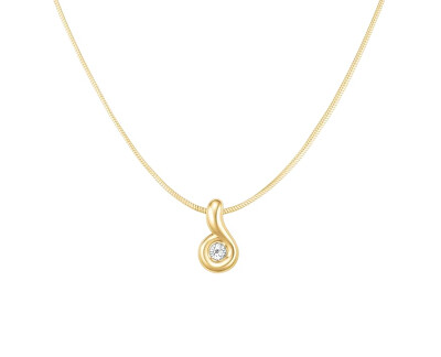 Rosefield - Elegantní pozlacený náhrdelník Wave JNWPG-J1307