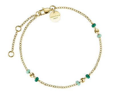 Rosefield - Jemný pozlacený náramek Emerald JBEDG-J720