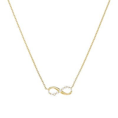 Rosefield - Pozlátený dámsky náhrdelník s kryštálmi Infinity JNING-J1311