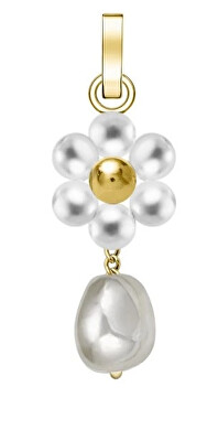 Rosefield - Pozlacený přívěsek Květina The Pendant PE-Gold-Daisy Flower