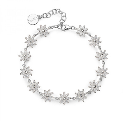 Rosato - Květinový náramek s kubickými zirkony Gaia RZGA69