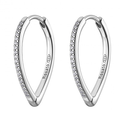 Rosato - Okouzlující stříbrné náušnice s čirými zirkony Sofia RZSO27