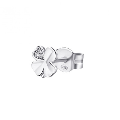 Rosato - Stříbrná single náušnice pro štěstí Storie RZO051R