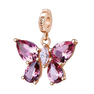 Rosato - Úchvatný pozlacený přívěsek Motýlek Storie RZLE089