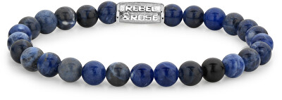 Rebel&Rose - Korálkový náramek Midnight Blue RR-60012-S
