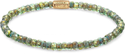 Rebel&Rose - Korálkový náramek Japanese Secret Garden Gold RR-40115-G