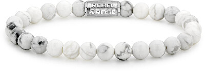 Rebel&Rose - Korálkový náramek Virgin White RR-60016-S