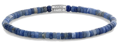 Rebel&Rose - Originální korálkový náramek Midnight Blue RR-40080-S