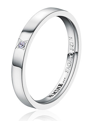 S'Agapõ - Dámský snubní prsten se Swarovski krystalem For Love SFV31