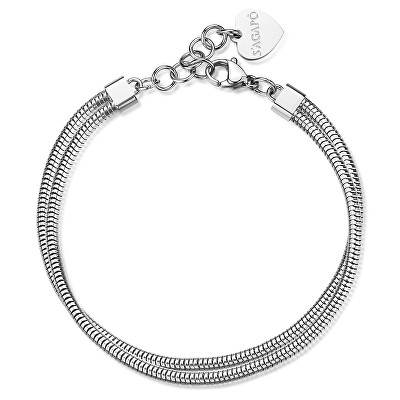 S'Agapõ - Dvojitý náramek Hádek Chunky SHK118