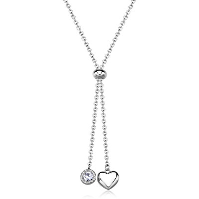 S'Agapõ - Romantický náhrdelník z oceli Aurora SAR59