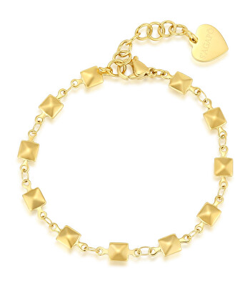 S'Agapõ - Elegantní pozlacený náramek Chunky SHK32