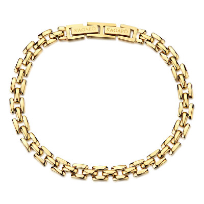 S'Agapõ - Moderní pozlacený náramek Ripple SRP98