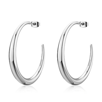 S'Agapõ - Módní ocelové kruhové náušnice Chunky SHK120