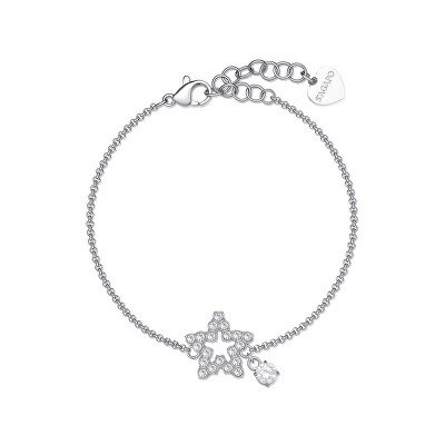 S'Agapõ - Okouzlující náramek Hvězdička s krystaly Twinkle SWN15