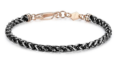 S'Agapõ - Pánský bicolor náramek z oceli Ripple SRP25