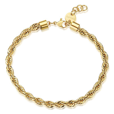 S'Agapõ - Pozlacený náramek z oceli Valis Ripple SRP93