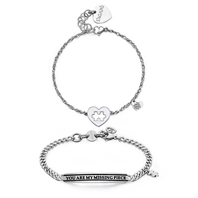 S'Agapõ - Romantické partnerské náramky Me + You SEY23