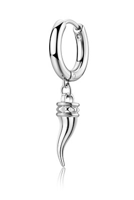 S'Agapõ - Single kruhové náušnice Cornicello Rogue SRG43