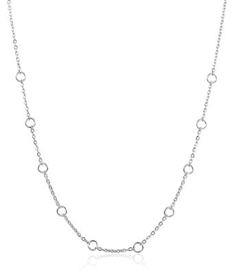 S'Agapõ - Slušivý ocelový náhrdelník Letters SLTC1