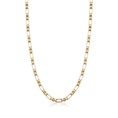 S'Agapõ - Slušivý pozlacený řetízek pro muže Ripple SRP91