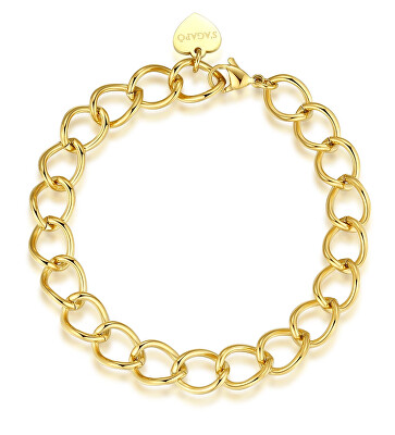 S'Agapõ - Stylový pozlacený náramek Chunky SHK34