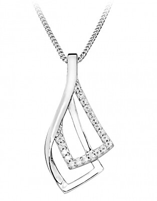 Silver Cat - Elegantní náhrdelník se zirkony  SC371