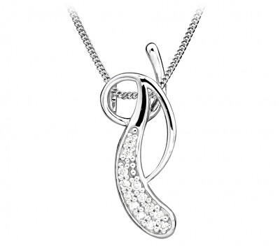 Silver Cat - Elegantní náhrdelník se zirkony  SC383
