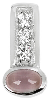 Silver Cat - Stříbrný přívěsek s kočičím okem Colored stones SC175
