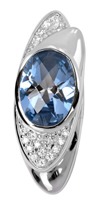 Silver Cat - Stříbrný přívěsek s krystaly SC056