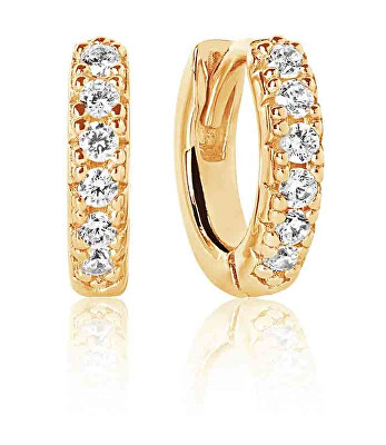 Sif Jakobs - Nadčasové kruhy s kubickými zirkony Ellera SJ-E1066-CZ(YG)