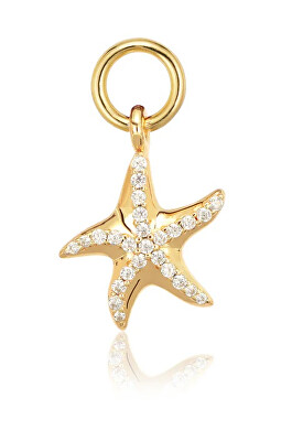 Sif Jakobs - Pozlacený přívěsek Mořská hvězdice Stella SJ-CH2384-CZ-YG