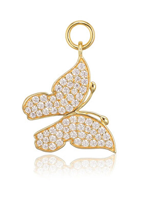 Sif Jakobs - Pozlacený přívěsek Motýlek Farfalla SJ-CH2383-CZ-YG