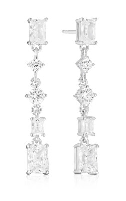 Sif Jakobs - Visací stříbrné náušnice s kubickými zirkony Ivrea SJ-E12320-CZ