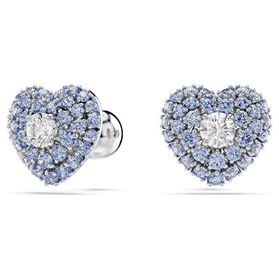 Swarovski - Blyštivé srdíčkové náušnice Hyperbola 5683576