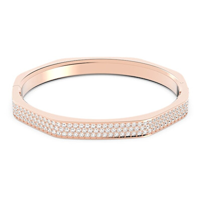 Swarovski - Blyštivý bronzový pevný náramek Dextera 5652338