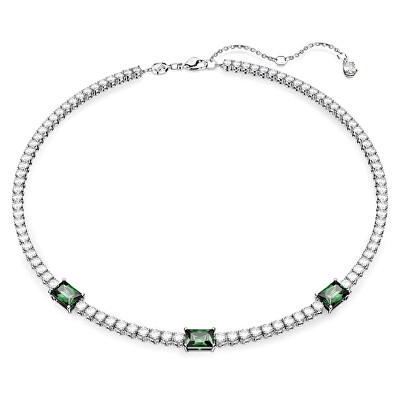 Swarovski - Blyštivý náhrdelník se Swarovski krystaly Matrix Tennis 5666168