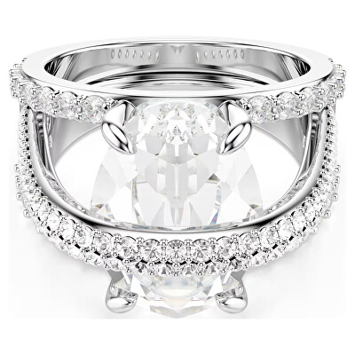 Swarovski - Blyštivý nastavitelný prsten pro ženy Hyperbola 5698476