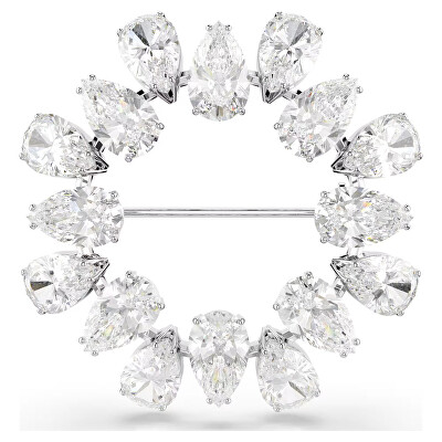 Swarovski - Blyštivá brož s čirými zirkony Matrix 5714646