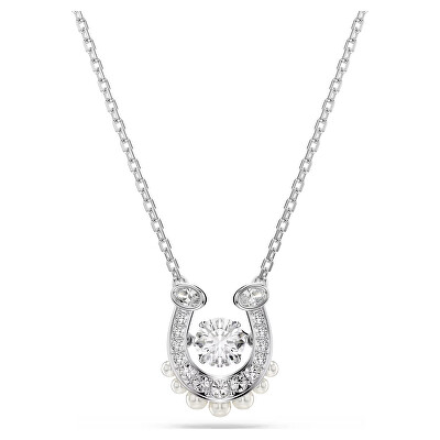 Swarovski - Dámský náhrdelník Podkova s perličkami Symbolica 5736972