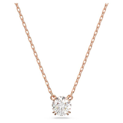 Swarovski - Elegantní bronzový náhrdelník se Swarovski krystalem Constella 5636710