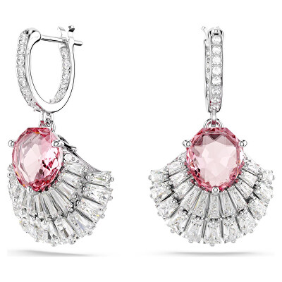 Swarovski - Krásné visací náušnice Mušle se zirkony Idyllia 5680295