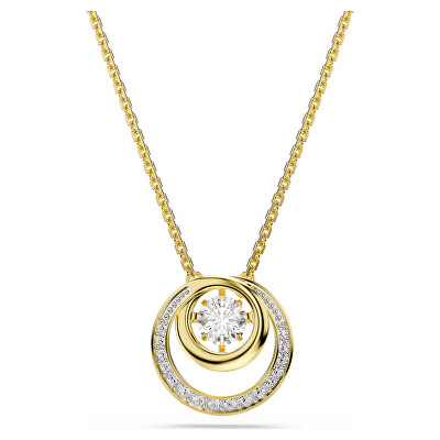 Swarovski - Slušivý pozlacený náhrdelník s krystaly Hyperbola 5738248